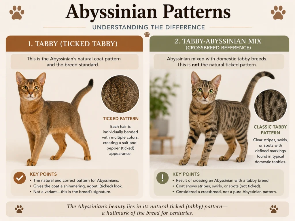 Abyssinian Cat Coat Pattern