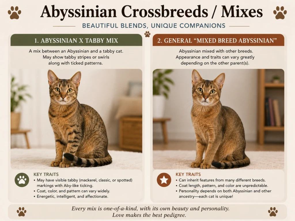 Abyssinian Cat Crossbreeds
