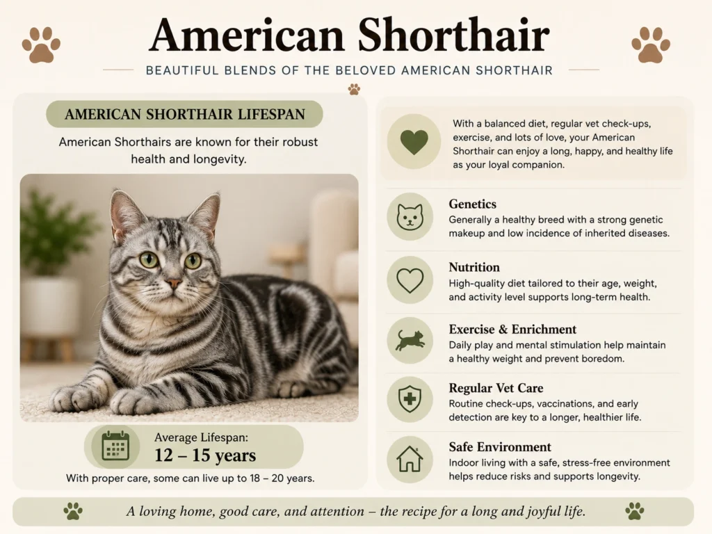 American Shorthair Cat Lifespan