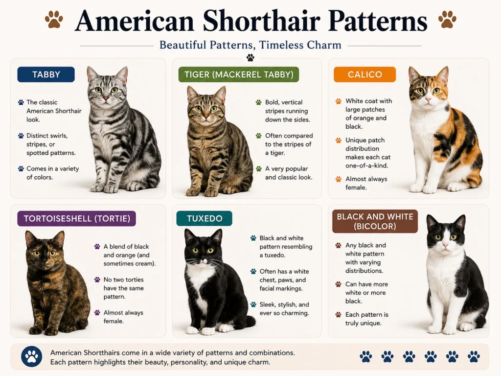 American Shorthair Cat Patterns