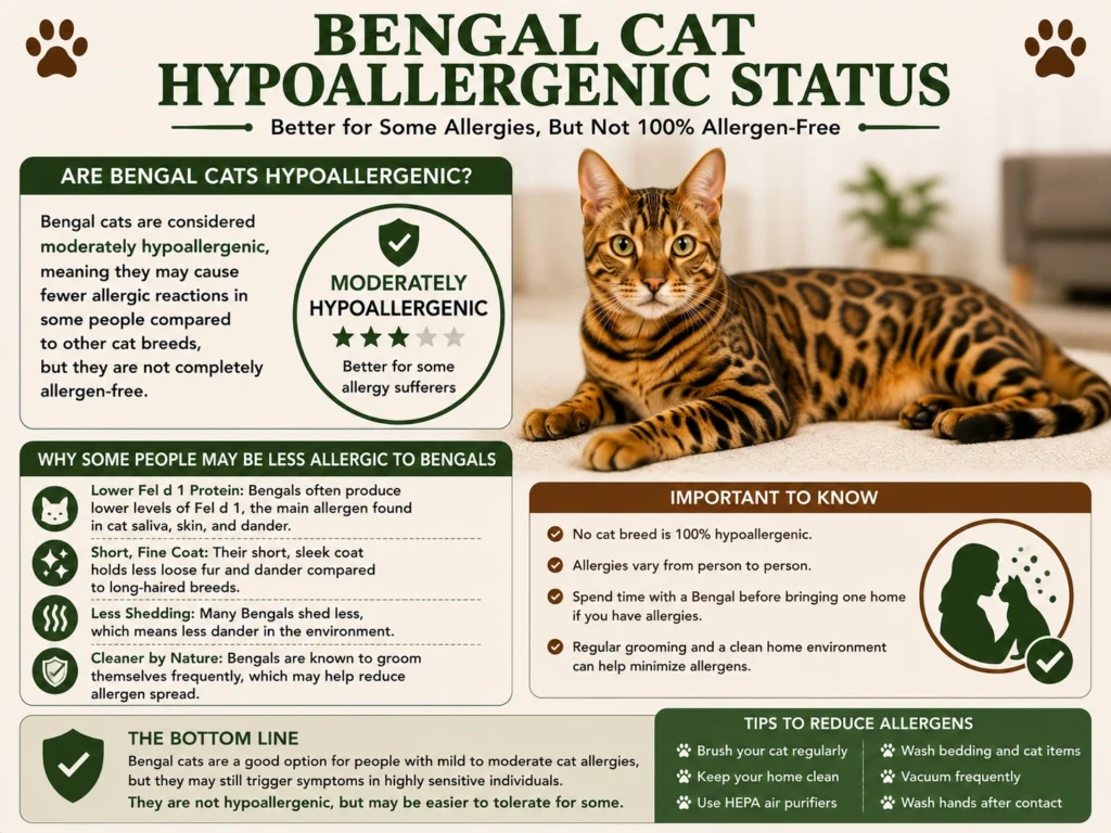 Bengal Cats Hypoallergenic