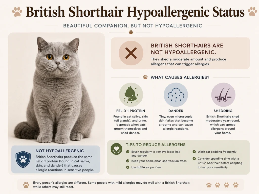 British shorthair hypoallergenic