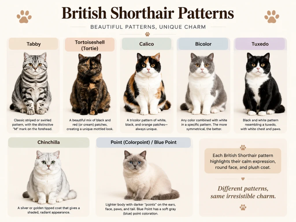British Shorthair Coat Patterns