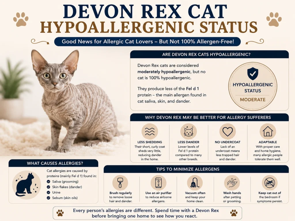 Devon Rex Cats Hypoallergenic