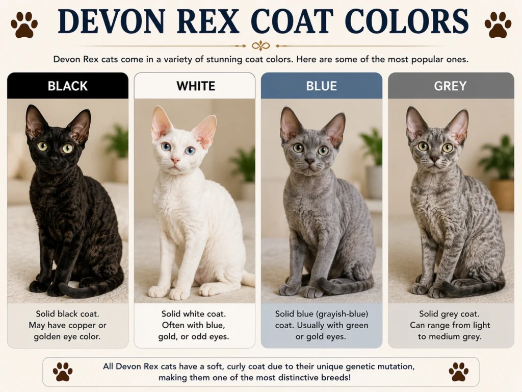 Devon Rex Coat Colors