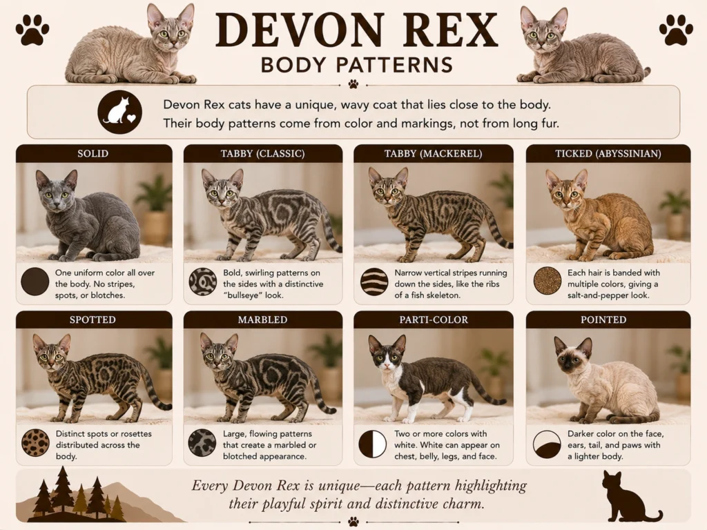 Devon Rex Coat Patterns