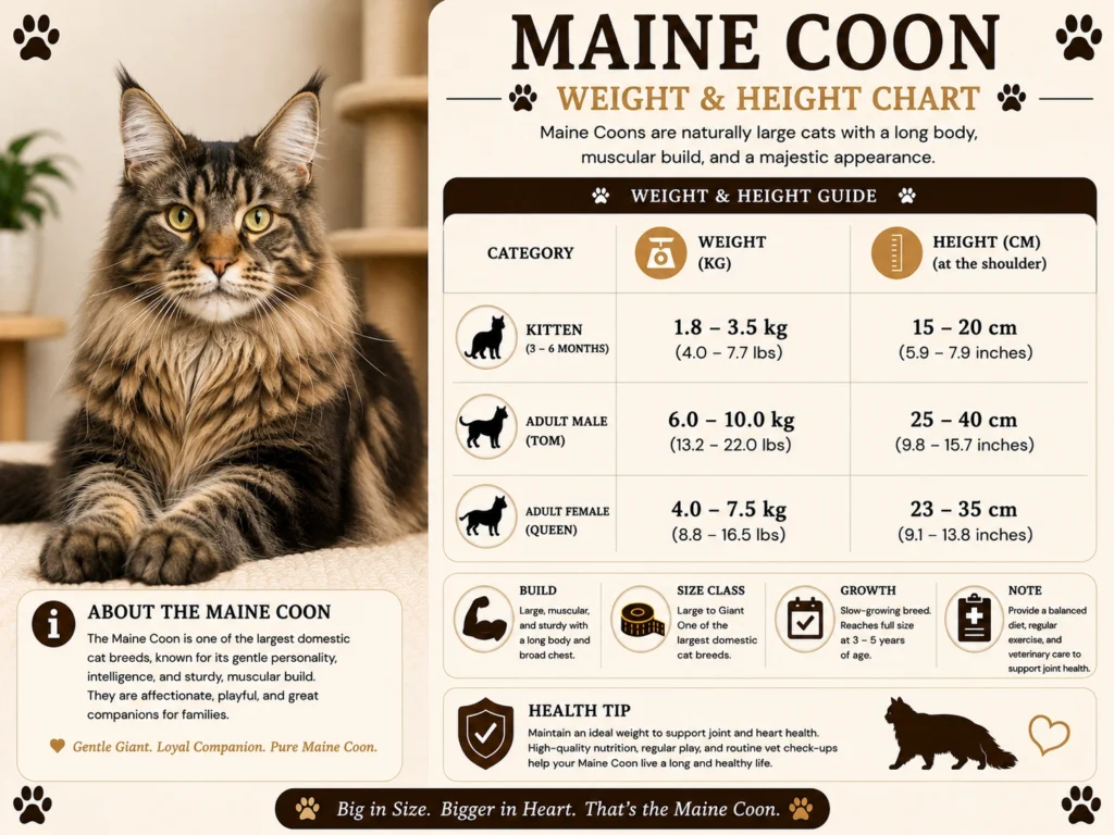 Maine Coon Cat Size