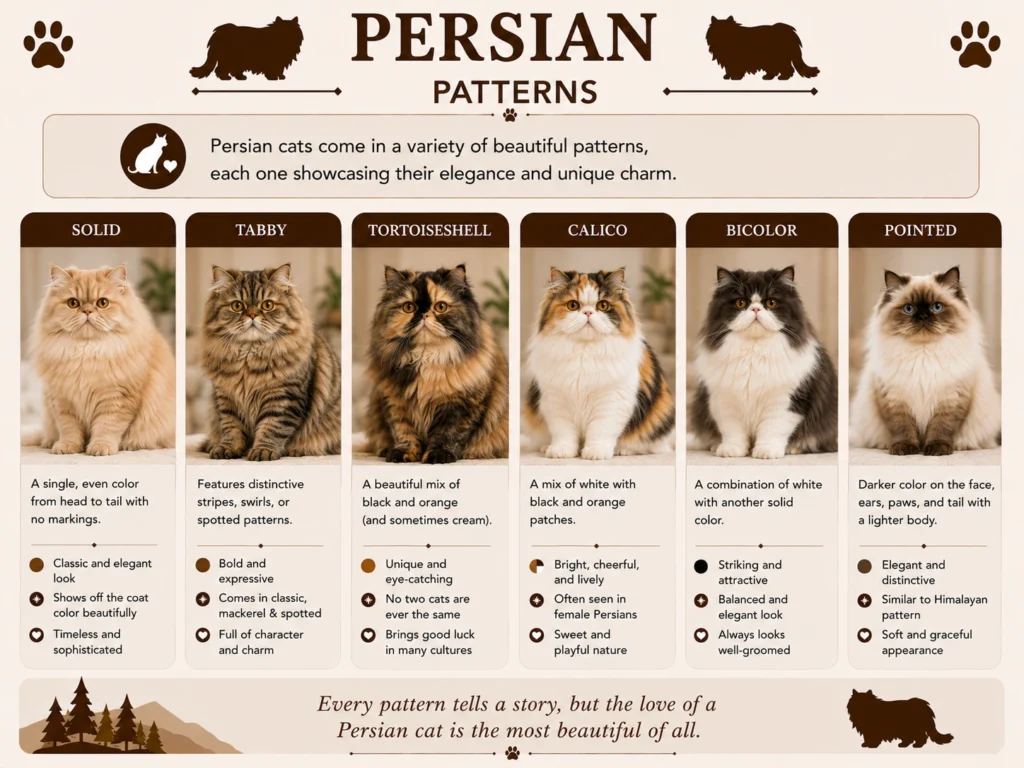 Persian Cat Coat Patterns