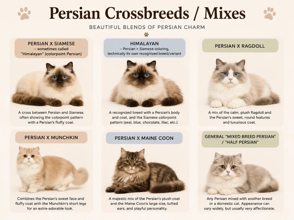 Persian Cat Mixes and Crossbreeds