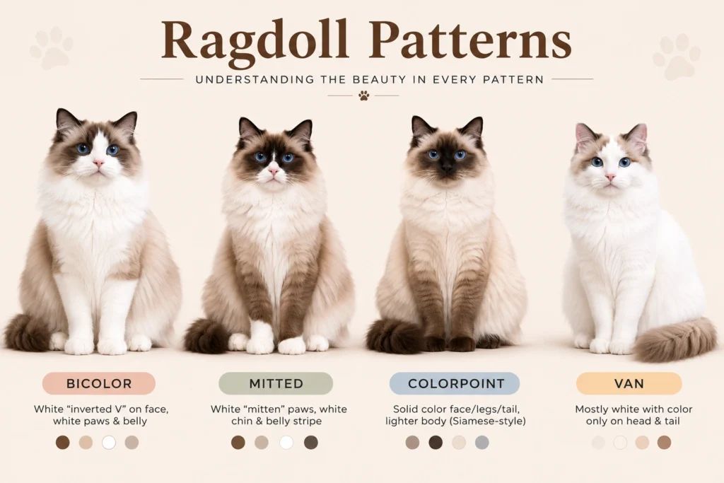 Ragdoll Coat Patterns