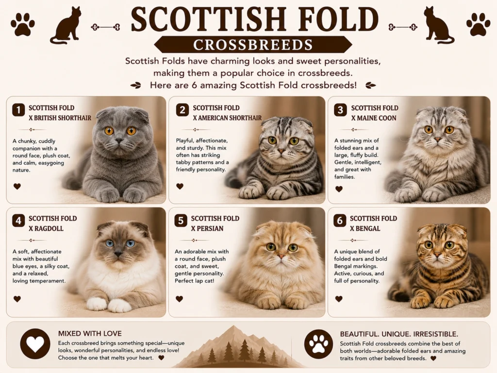 Scottish Fold Crossbreeds