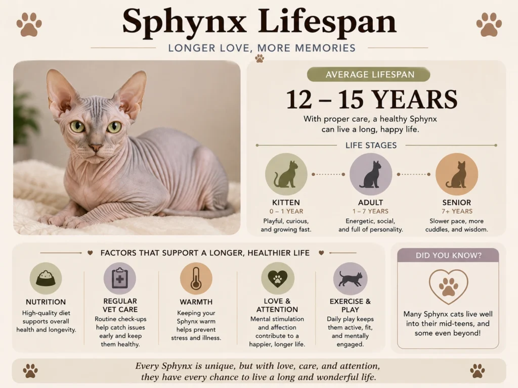 Sphynx Cat Lifespan