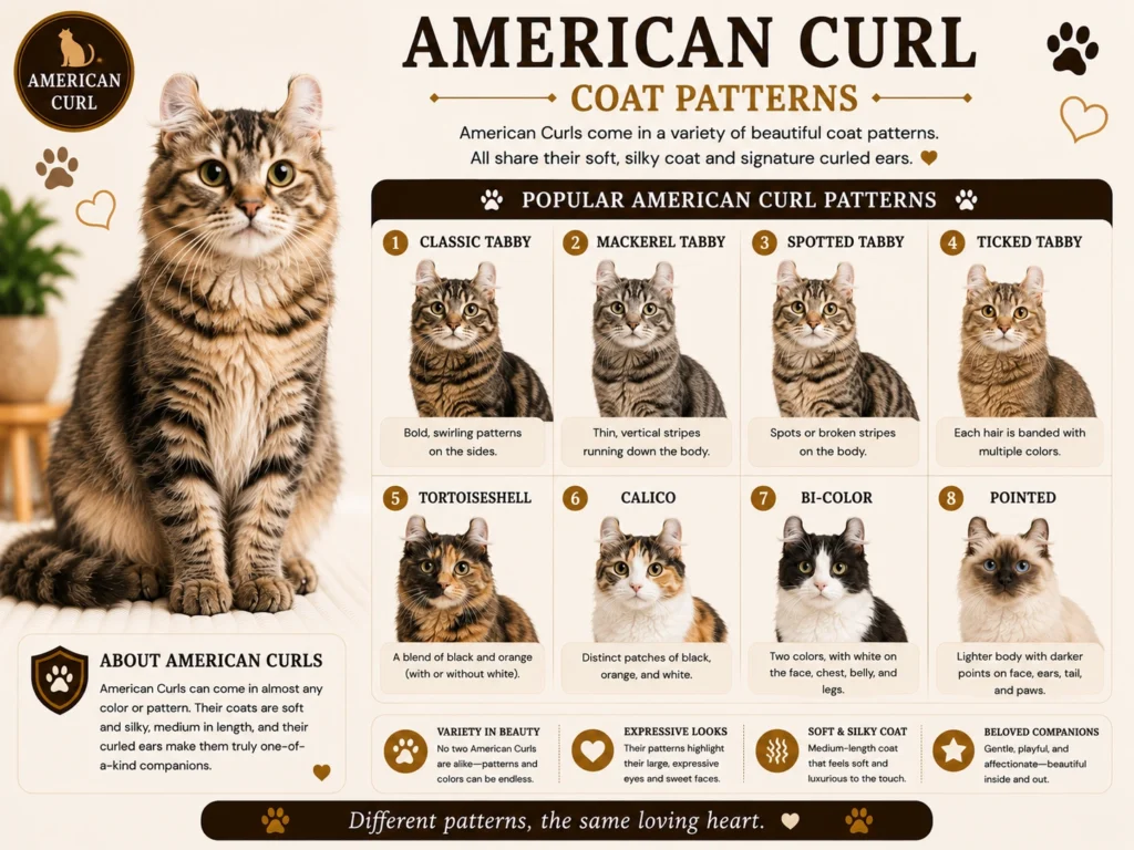 American Curl Cat Coat Patterns