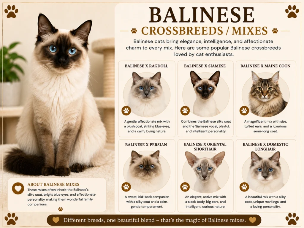 Balinese Cat Crossbreeds