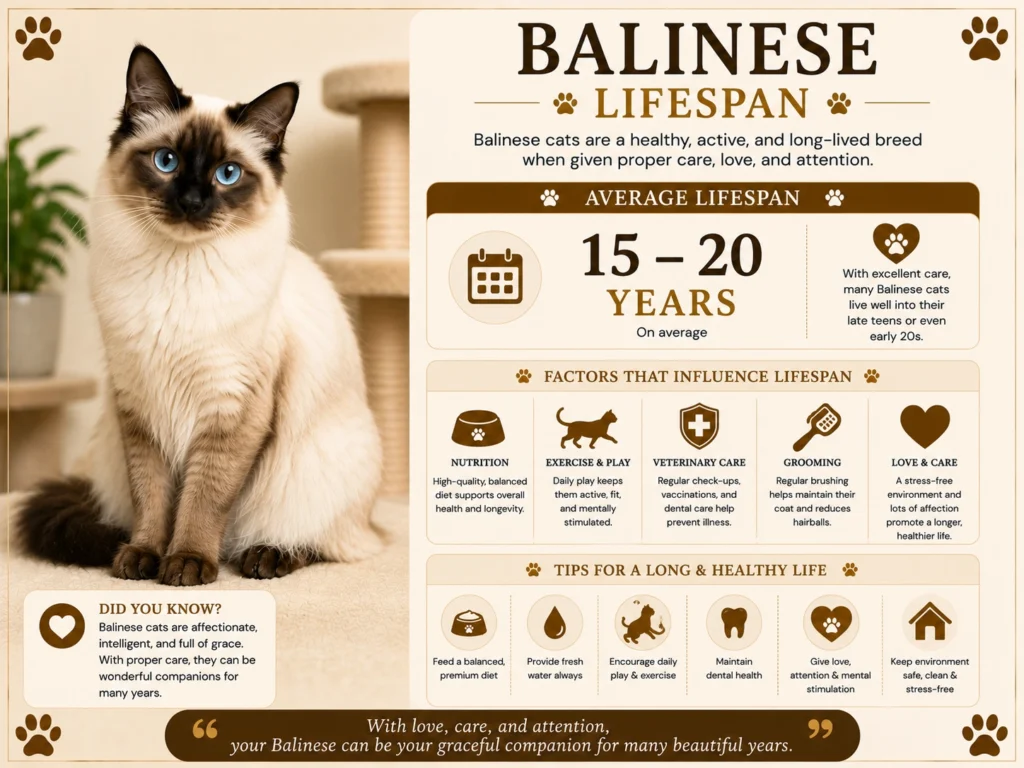 Balinese Cat Lifespan
