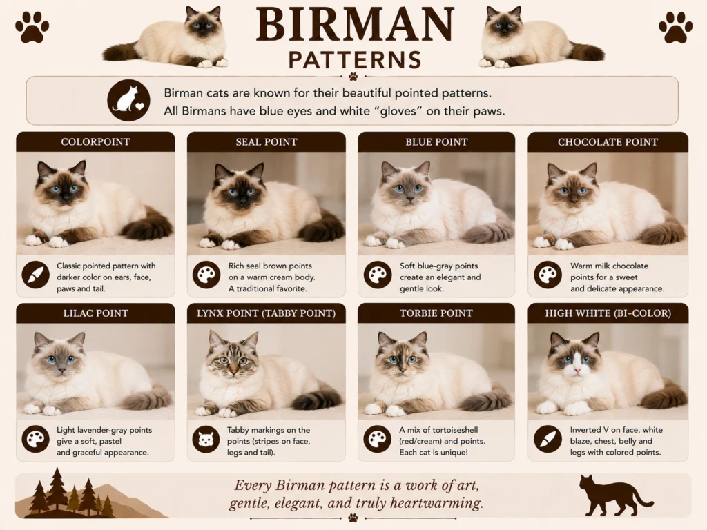 Birman Cat Coat Patterns