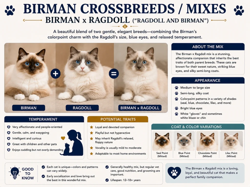 Birman Cat Crossbreeds and Mixes