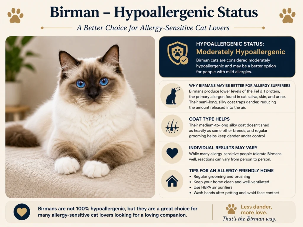 Birman Cats Hypoallergenic