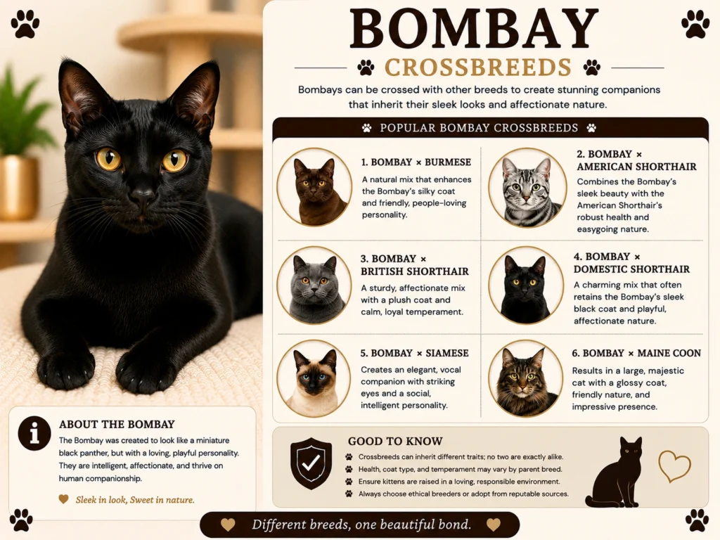 Bombay Cat Crossbreeds