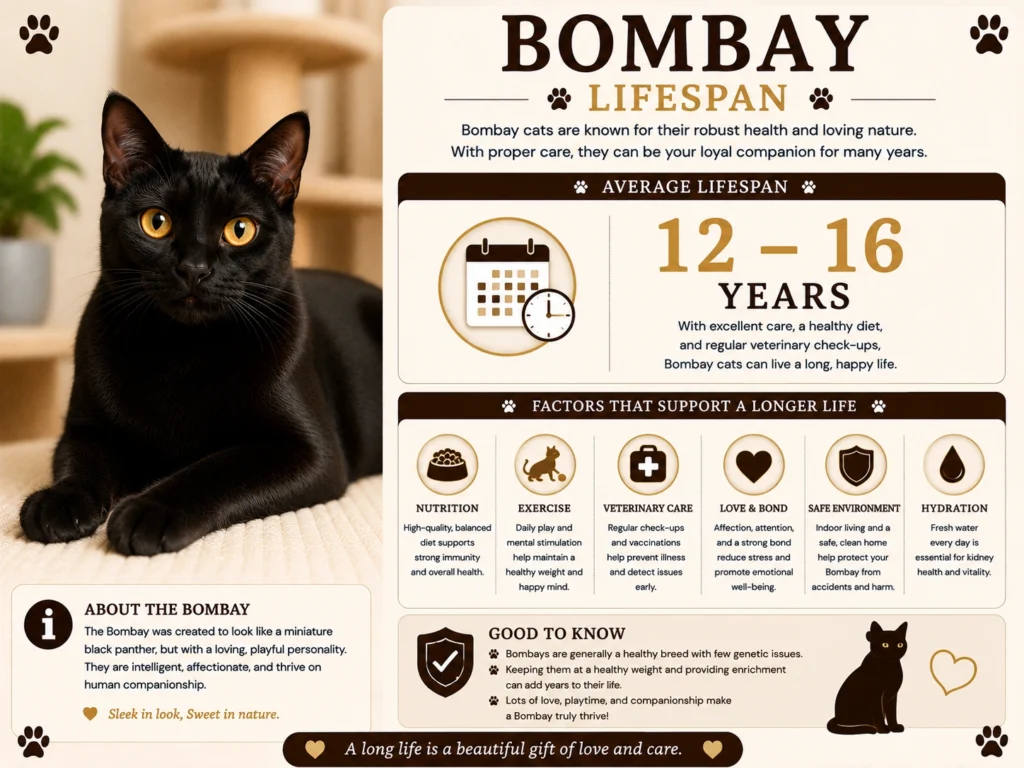 Bombay Cat Lifespan