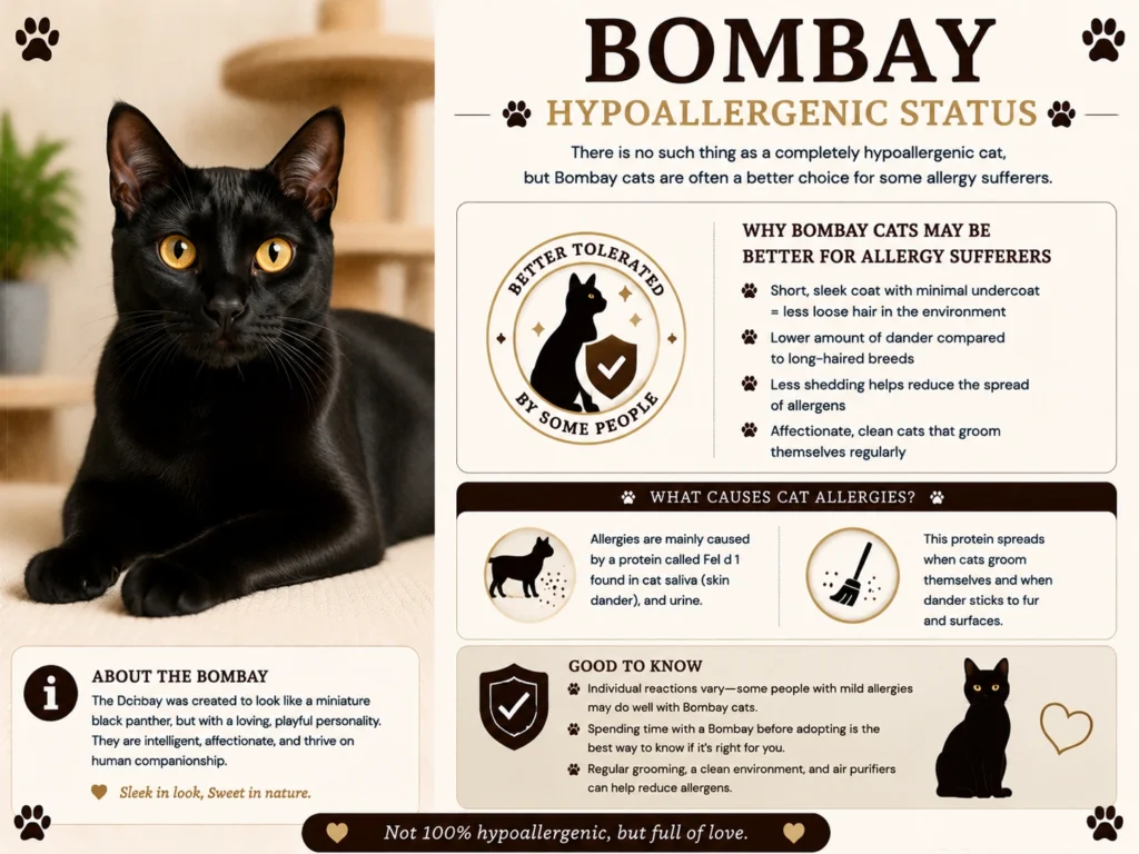 Bombay Cats Hypoallergenic