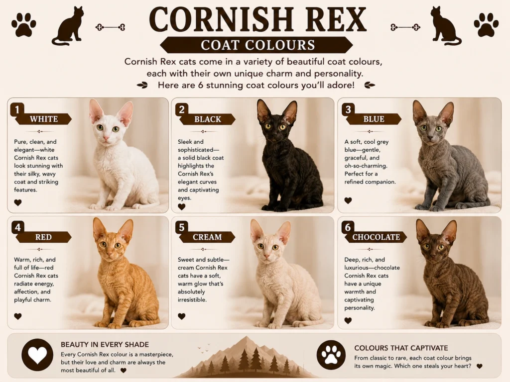 Cornish Rex Coat Colours