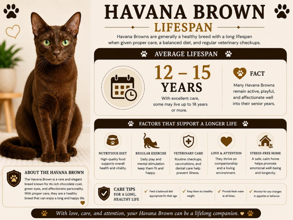 Havana Brown Lifespan