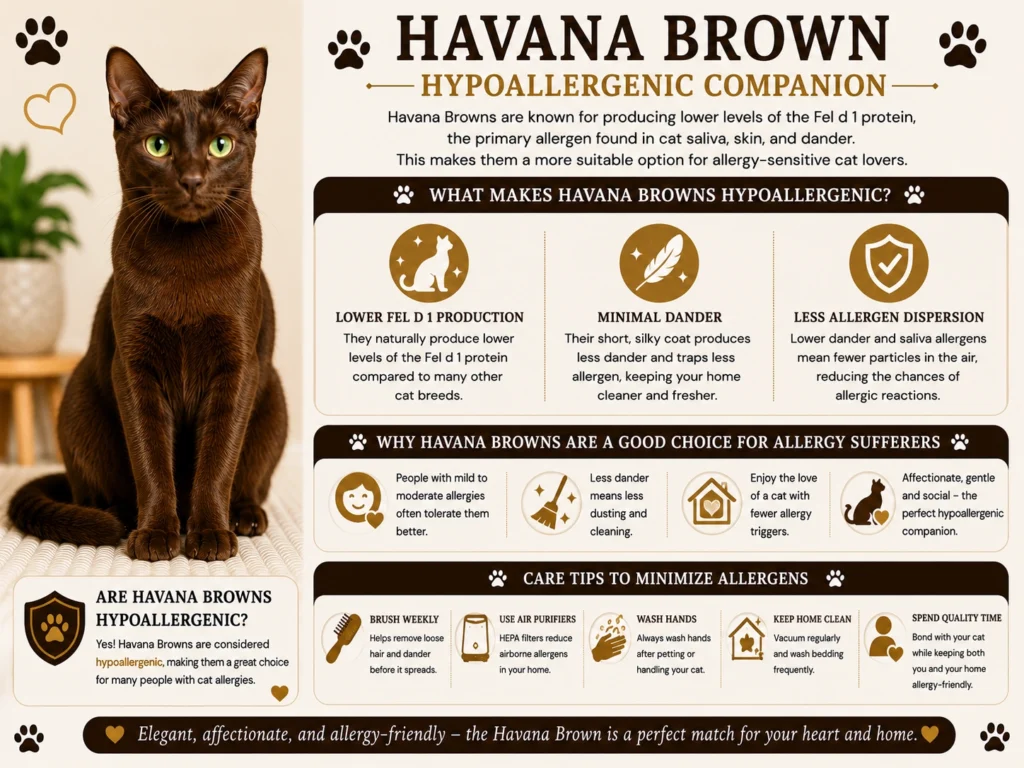Havana Brown Cats Hypoallergenic