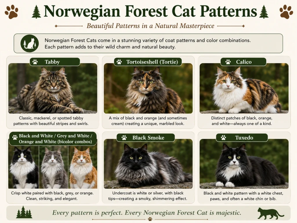 Norwegian Forest Cat Coat Patterns