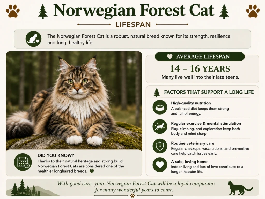 Norwegian Forest Cat Lifespan