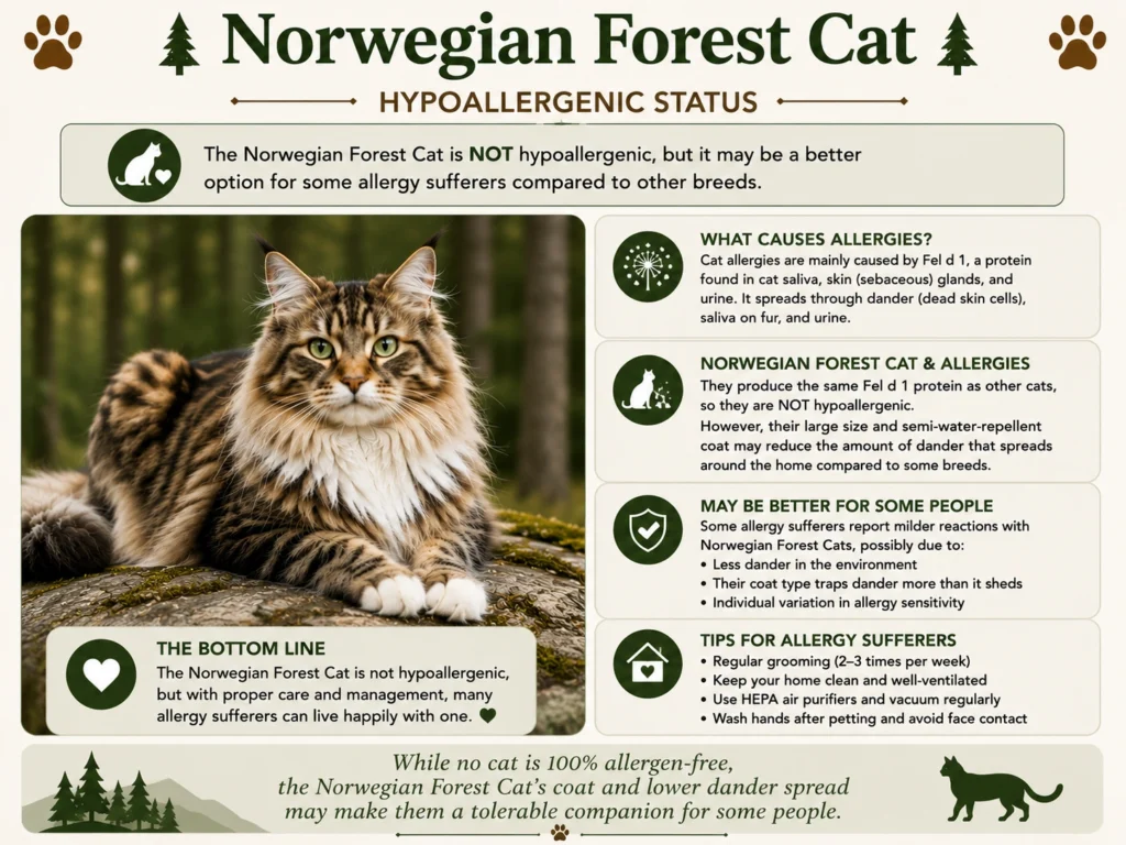 Norwegian Forest Cats Hypoallergenic