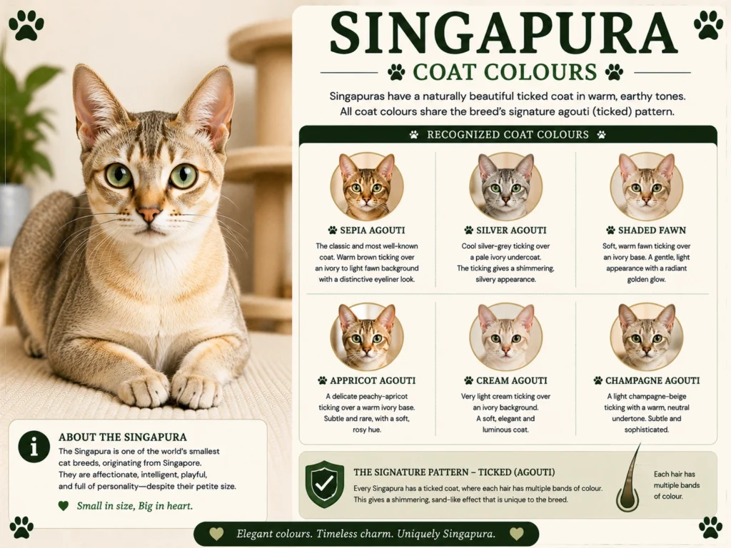 Singapura Cat Colours
