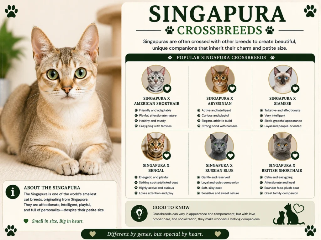 Singapura Cat Crossbreeds